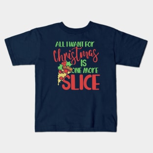 Pizza Christmas humor Kids T-Shirt